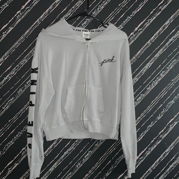 PINK VICTORIA SECRET HOODIE - Picture 1 of 4